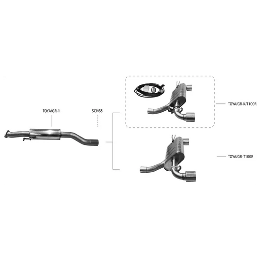 Bastuck Auspuffanlage Toyota GR Yaris 1.6 T - Abgasanlagen / Downpipes