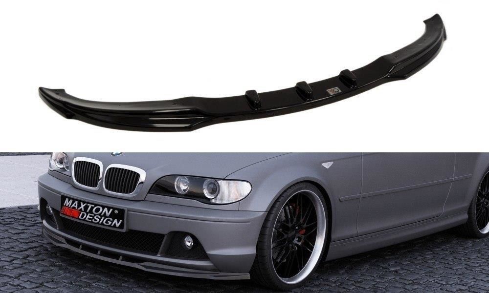 Maxton Design Frontlippe für BMW 3er E46 Facelift Coupe Carbon Look