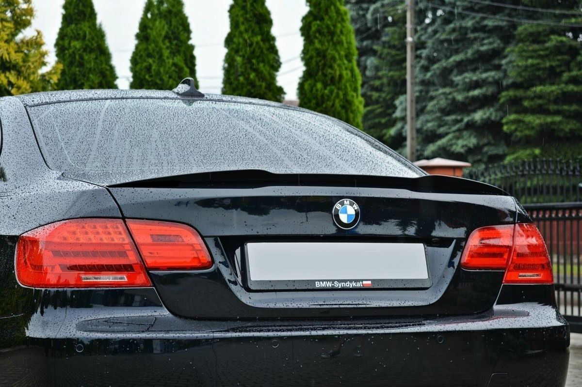 Maxton Design Spoiler für BMW 3er E92 M-Paket schwarz strukturiert