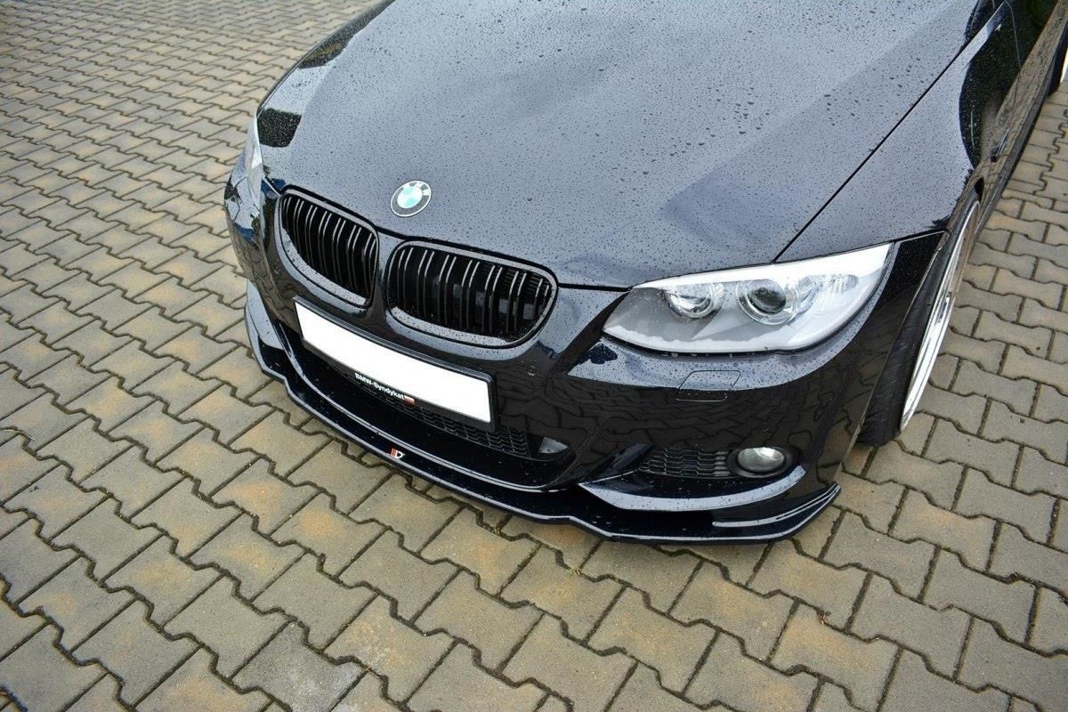Maxton Design Frontlippe für BMW 3er E92 M-Paket Facelift Carbon Look