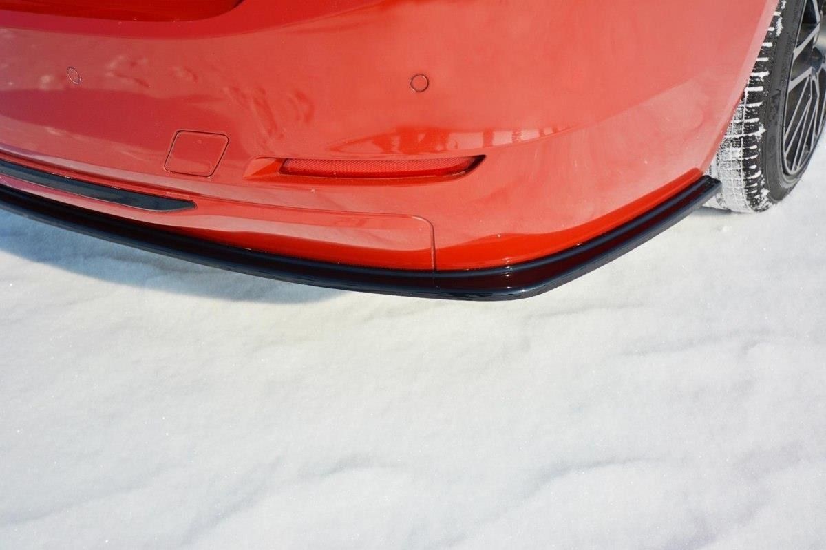 Maxton Design Diffusor-Erweiterungen für BMW 3er F30 schwarz hochglanz