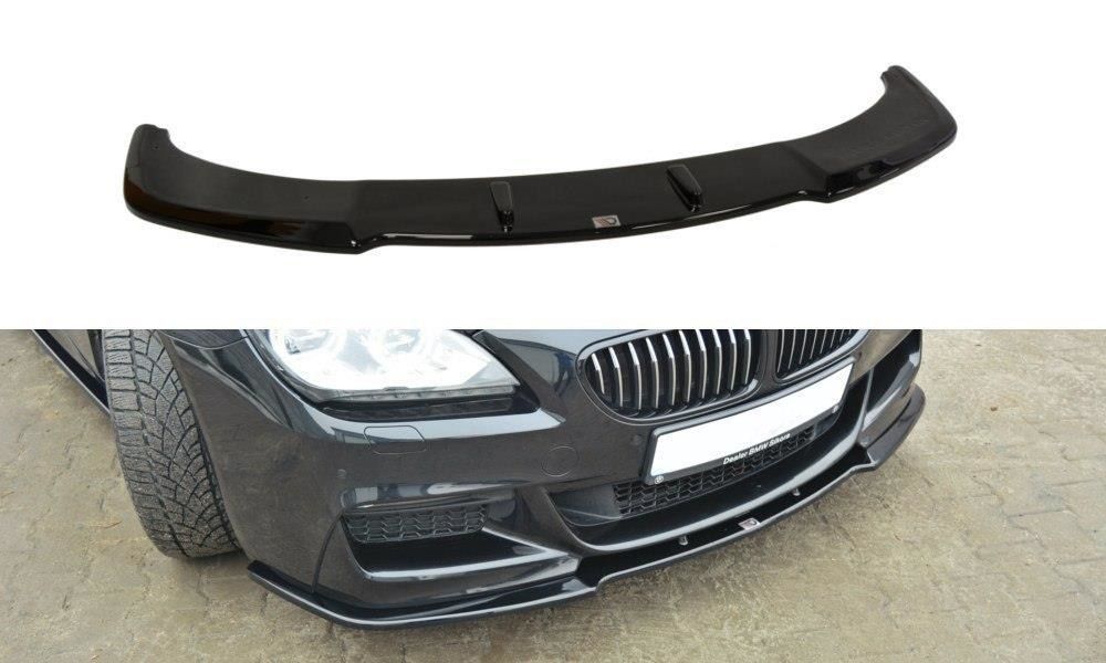 Maxton Design Frontlippe für BMW 6er F06 M-Paket schwarz strukturiert