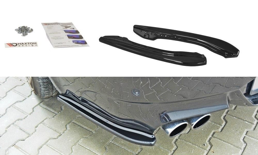 Maxton Design Diffusor-Erweiterungen für BMW 6er E63 M6 schwarz hochglanz