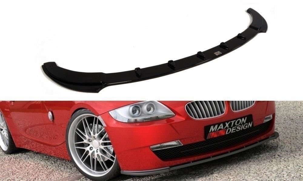 Maxton Design Frontlippe für BMW Z4 E85 Facelift schwarz hochglanz
