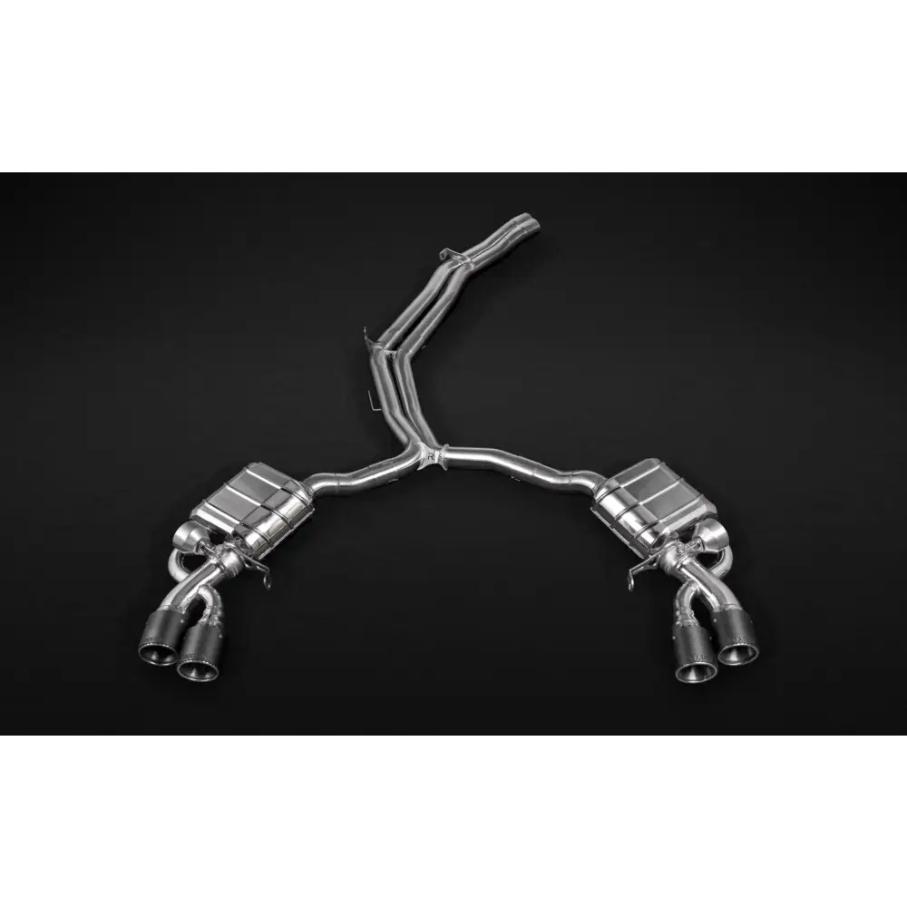 Capristo Sportauspuff Audi RS4 B9 mit CH Zulassung - TUNING SWITZERLANDOval poliertAbgasanlagen / DownpipesTUNING SWITZERLAND02671-01Capristo Sportauspuff Audi RS4 B9 mit CH Zulassung