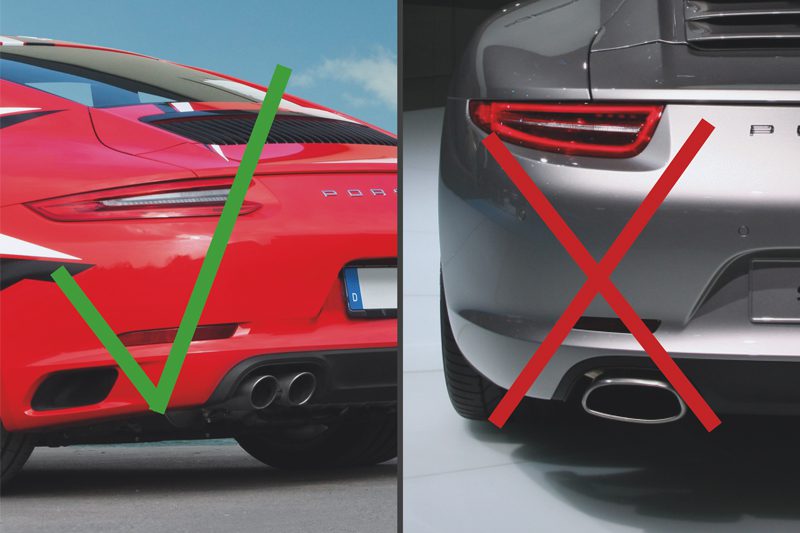 Capristo Sportauspuff Porsche 991.1 Carrera S mit CH-Gutachten