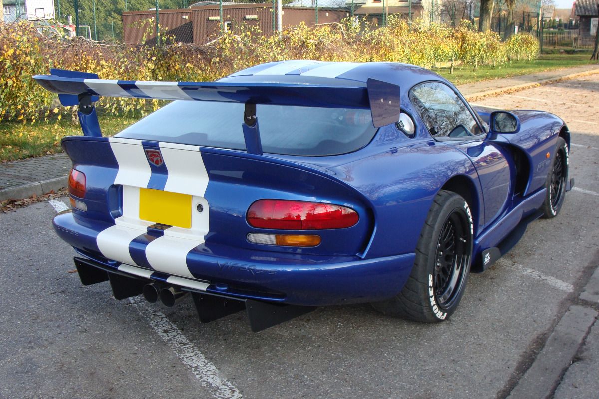 Maxton Design Racing-Diffusor für Dodge Viper GTS schwarz unbearbeitet