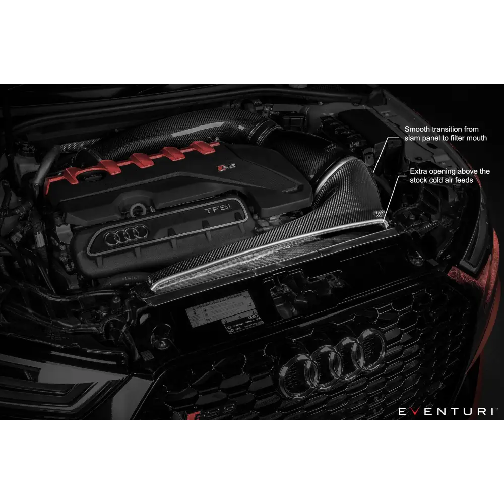 Eventuri Carbon Stage 3 Ansaugsystem für Audi 8V RS3 und 8S TTRS - mit CH-Strassenzulassung