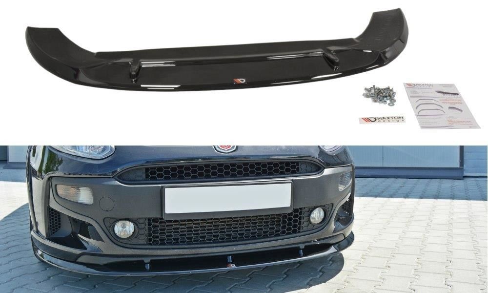 Maxton Design Frontlippe für Fiat Grande Punto Abarth schwarz hochglanz