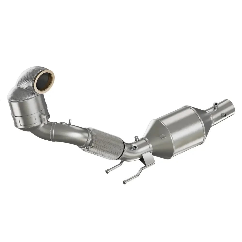 HJS Downpipe (mit CH Zulassung) Audi A1 II + VW Polo V6 GTI (147 KW / Engine DKZC) - 90 82 1165