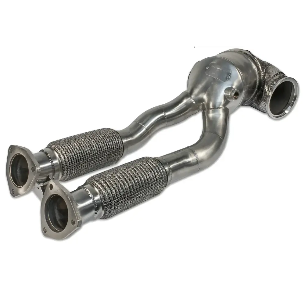 HJS Downpipe (mit CH Zulassung) - Audi TT RS + RS3 2.5 (Euro 6) Motortyp DAZA - 90 81 1170 - Abgasanlagen / Downpipes