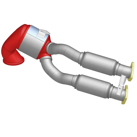 HJS Downpipe (mit CH Zulassung) - Audi TT RS + RS3 2.5 (Euro 6) Motortyp DAZA - 90 81 1170 - Abgasanlagen / Downpipes