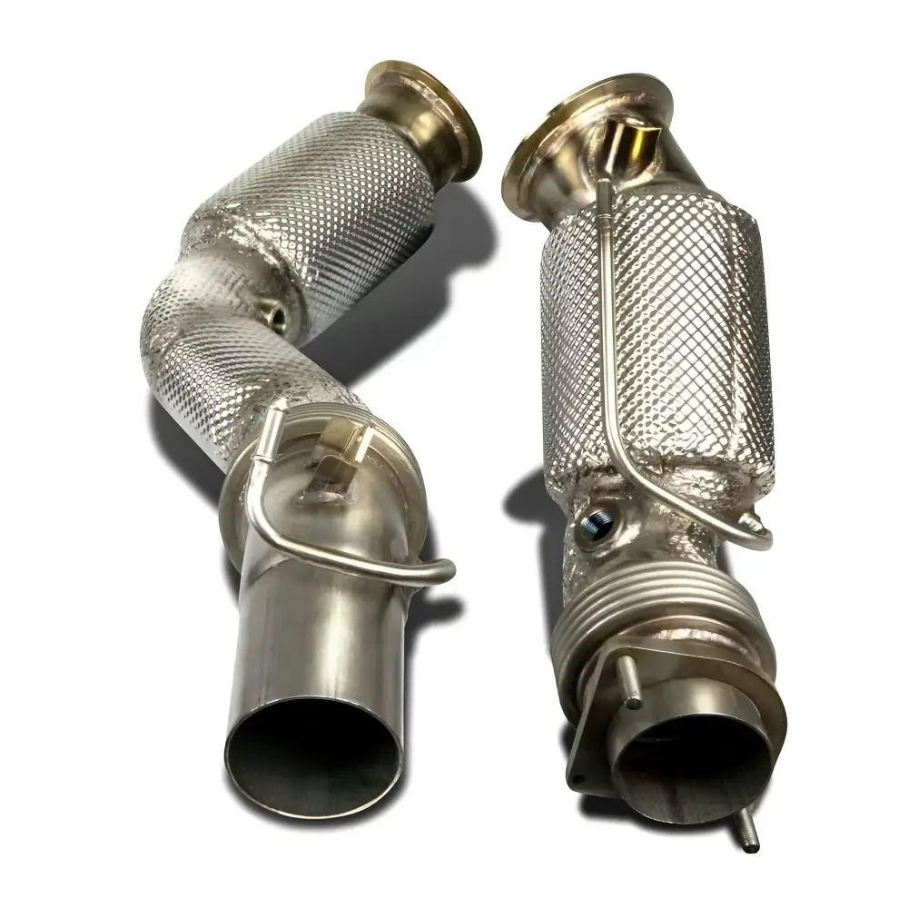 HJS Downpipe (mit ECE Zulassung) BMW M2,M3,M4 (Euro 6d) mit OPF - 90 82 2040 - Abgasanlagen / Downpipes