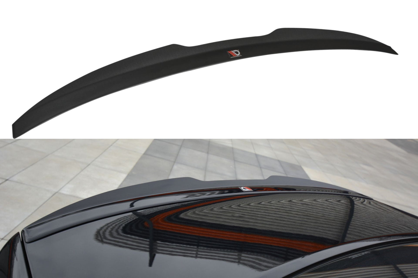 Maxton Design Spoiler für Honda Accord MK8 Vorfacelift Limousine schwarz strukturiert