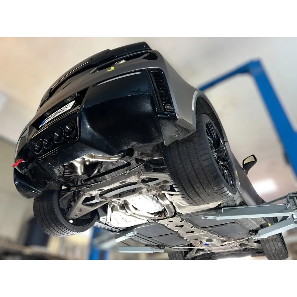 Hurricane 3,5’’ Abgasanlage für Corvette C7 Z06 - mit Schweizer Strassenzulassung - Abgasanlagen / Downpipes