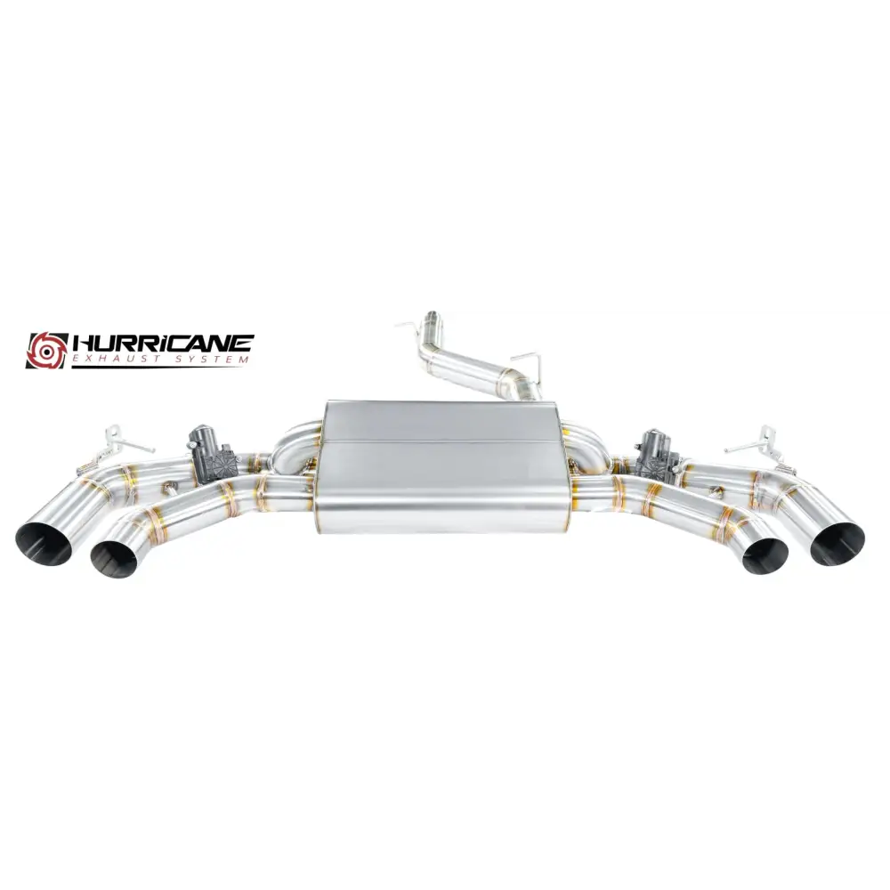 Hurricane 3,5’’ Abgasanlage für Golf 8 R VFL 320PS - Abgasanlagen / Downpipes