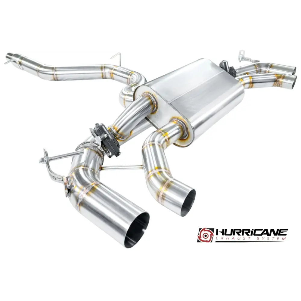 Hurricane 3,5’’ Abgasanlage für Golf 8 R VFL 320PS - Abgasanlagen / Downpipes