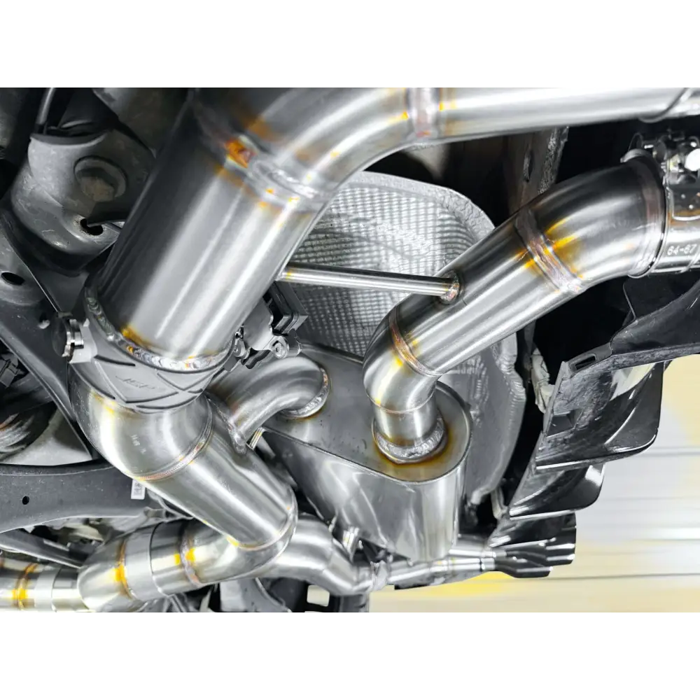 Hurricane 3,5’’ Abgasanlage für Golf 8 R VFL 333PS Performance - Abgasanlagen / Downpipes