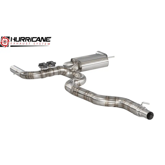 Hurricane 3,5’’ Abgasanlage für VW Golf 7.5 R OPF V2 - Abgasanlagen / Downpipes