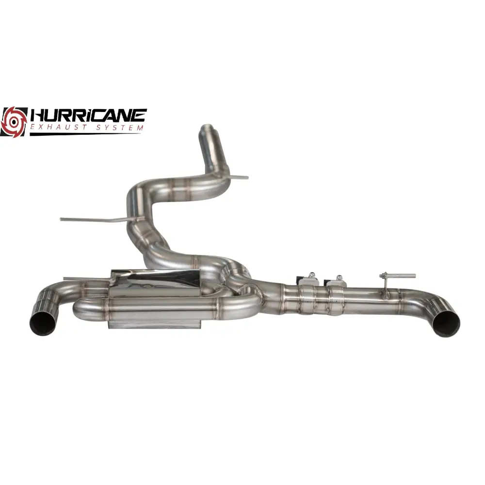 Hurricane 3,5’’ Abgasanlage für VW Golf GTI 7.5 Performance OPF V2 - Abgasanlagen / Downpipes