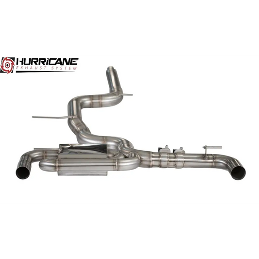 Hurricane 3,5’’ Abgasanlage für VW Golf GTI 7.5 Performance OPF V2 - Abgasanlagen / Downpipes