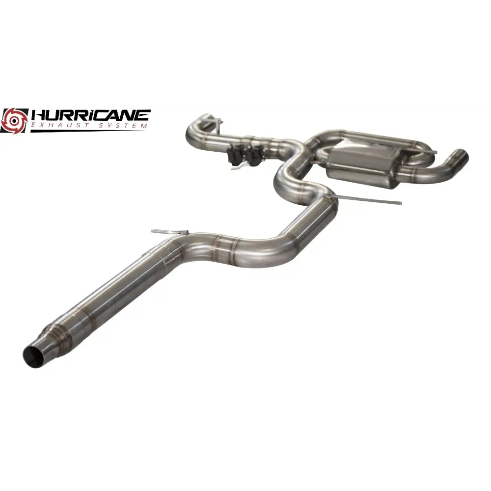 Hurricane 3,5’’ Abgasanlage für VW Golf GTI 7.5 Performance OPF V2 - Abgasanlagen / Downpipes