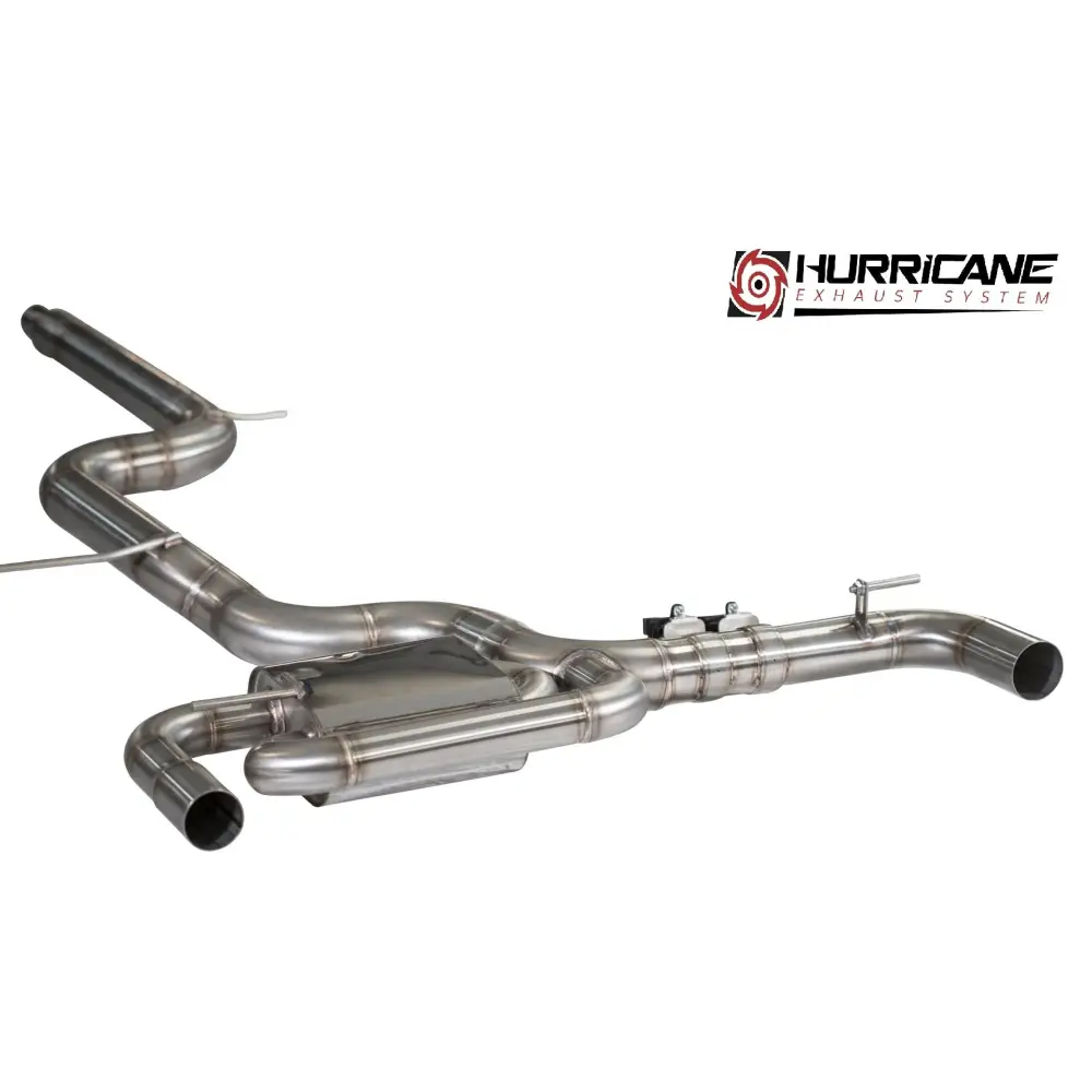 Hurricane 3,5’’ Abgasanlage für VW Golf GTI 7.5 Performance OPF V2 - Abgasanlagen / Downpipes