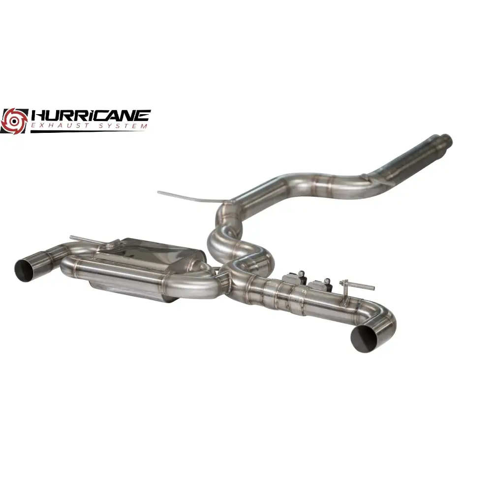 Hurricane 3,5’’ Abgasanlage für VW Golf GTI 7.5 Performance OPF V2 - Abgasanlagen / Downpipes