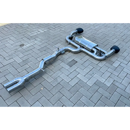 L-Performance - Audi RS3 8V VFL - Terrorline V1 Klappenabgasanlage 3,5 auf 2x3 Zoll - Abgasanlagen / Downpipes