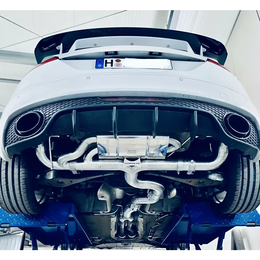 L-Performance - Audi TT RS 8J - Klappenauspuff Terrorline 3,5Zoll mit CH Zulassung - Adapter auf Serie / CEPA (250KW)