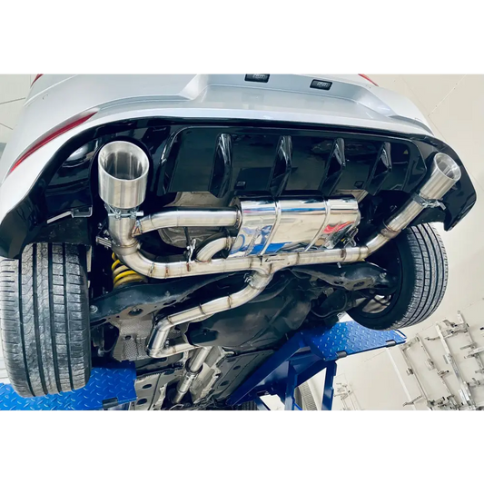 L-Performance - VW Golf 7 GTI - Terrorline Klappenauspuff 3,5-2x3Zoll mit CH Zulassung