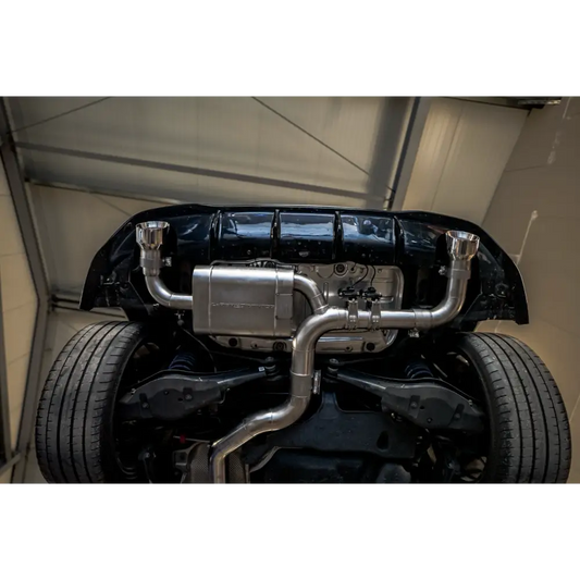 L-Performance - Golf 8 GTI / Clubsport - Terrorline V4 Klappenabgasanlage 3,5 Zoll - Abgasanlagen / Downpipes