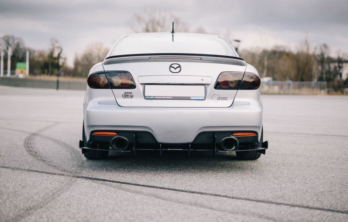 Maxton Design Racing-Diffusor für Mazda Mazda 6 MK1 MPS schwarz unbearbeitet