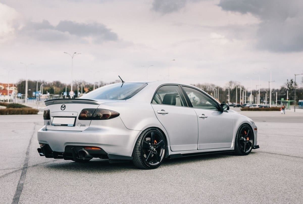 Maxton Design Racing-Seitenschweller für Mazda Mazda 6 MK1 MPS schwarz unbearbeitet