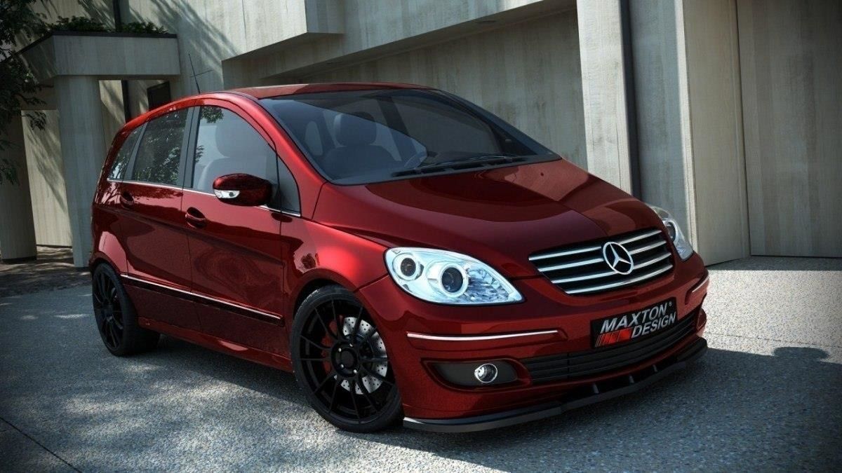 Maxton Design Frontlippe für Mercedes B-Klasse W245 Carbon Look