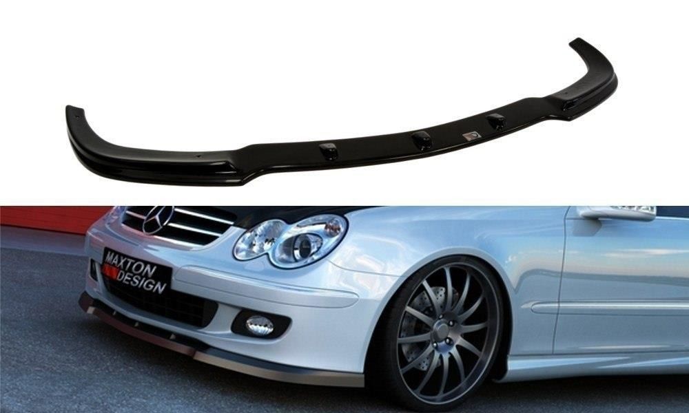 Maxton Design Frontlippe für Mercedes CLK W209 Facelift Carbon Look