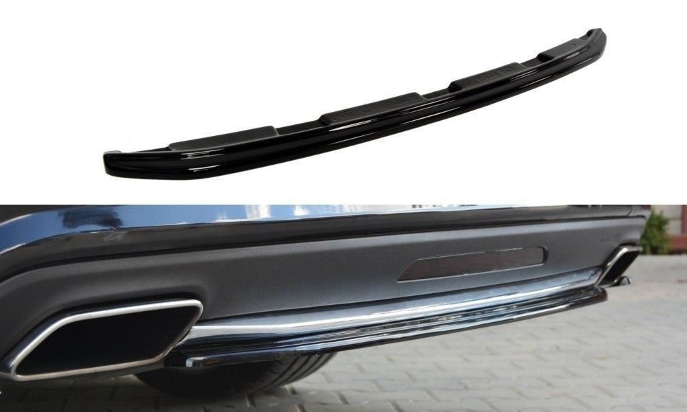 Maxton Design Diffusor für Mercedes CLS-Klasse C218 AMG-Paket schwarz strukturiert