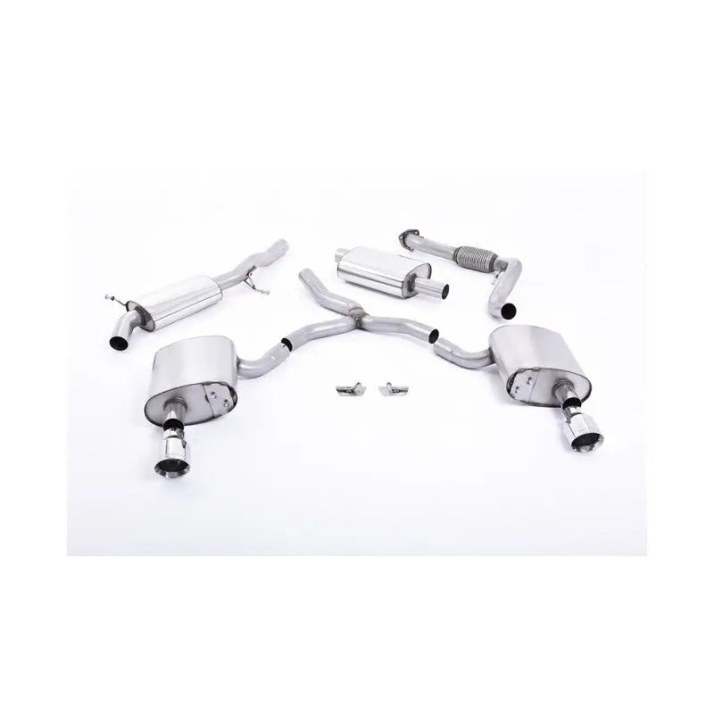 Milltek - Auspuffanlage ab Kat Polished Audi A4 B9 15- - Abgasanlagen / Downpipes