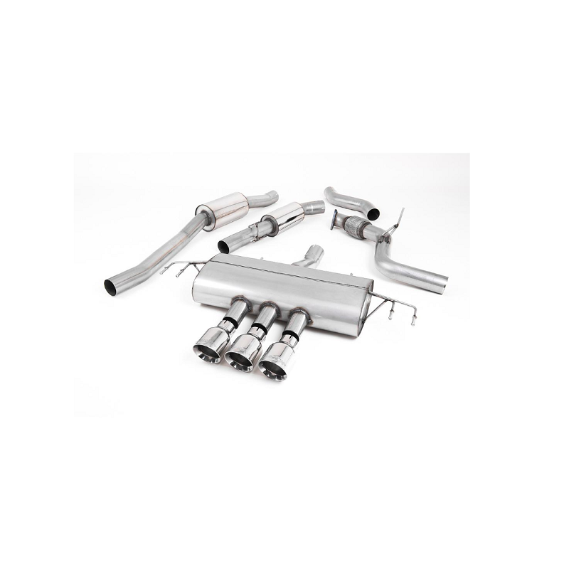 Milltek - Cat-back Resonated Auspuffanlage Honda Civic Type R FK8