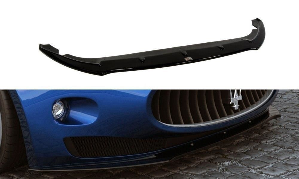 Maxton Design Frontlippe für Maserati Granturismo Vorfacelift schwarz hochglanz