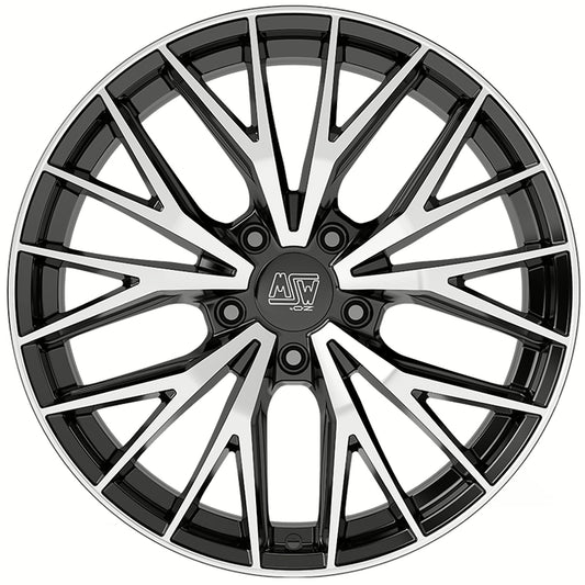 MSW | MSW 44 | 9x20 | 5x110 | ET29 | GLOSS BLACK FULL POLISHED | W19417002T56