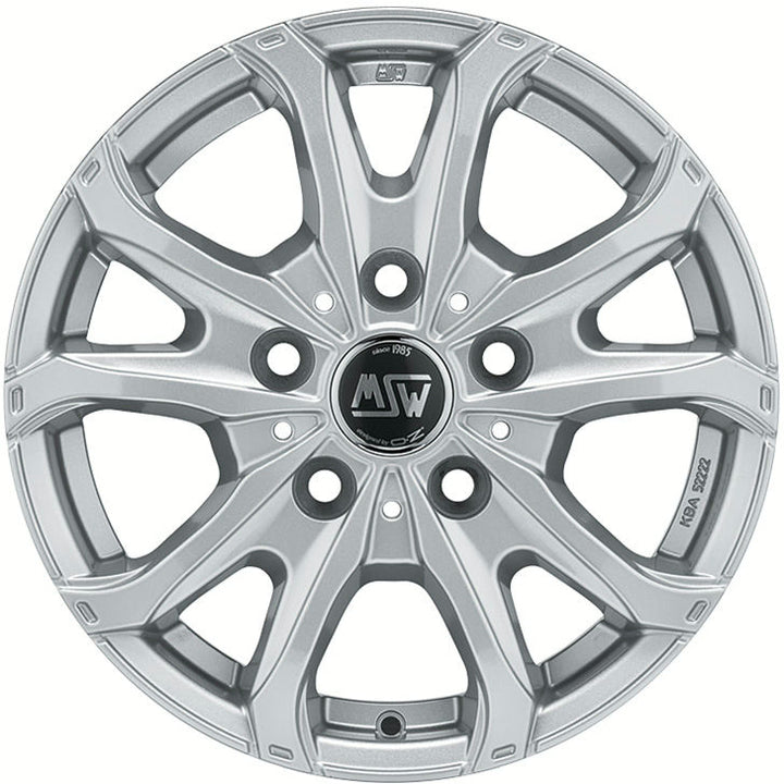 MSW | MSW 48 VAN | 6.5x16 | 5x120 | ET60 | FULL SILVER | W19299005T09