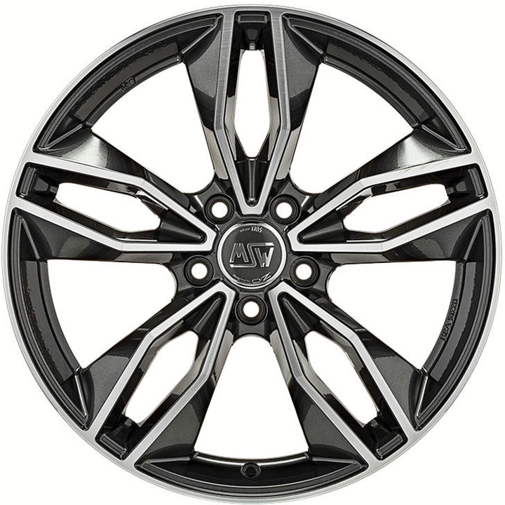 MSW | MSW 71 | 8.5x19 | 5x114.3 | ET35 | GLOSS DARK GREY FULL POLISHED | W19287004TT8