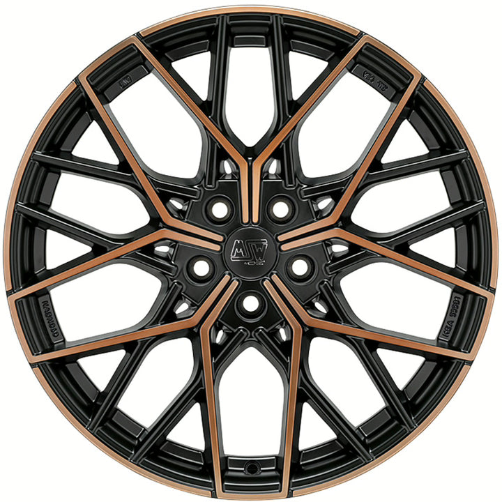 MSW | MSW 74 | 8x18 | 5x112 | ET35 | MATT BLACK COPPER FULL POLISHED | W19358501TCAC