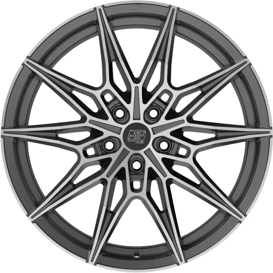 MSW | MSW 75 | 8.5x20 | 5x120 | ET34 | MATT GUN METAL FULL POLISHED (MGMFP) | W1944600126