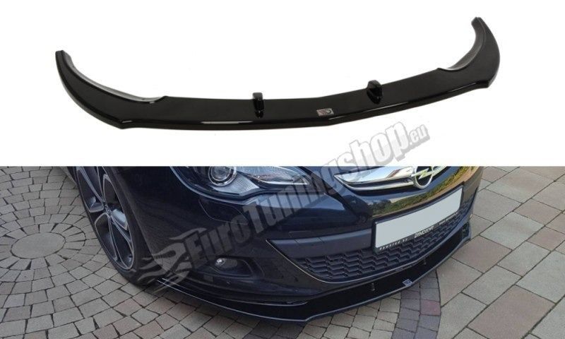 Maxton Design Frontlippe für Opel Astra J|MK4 GTC schwarz hochglanz