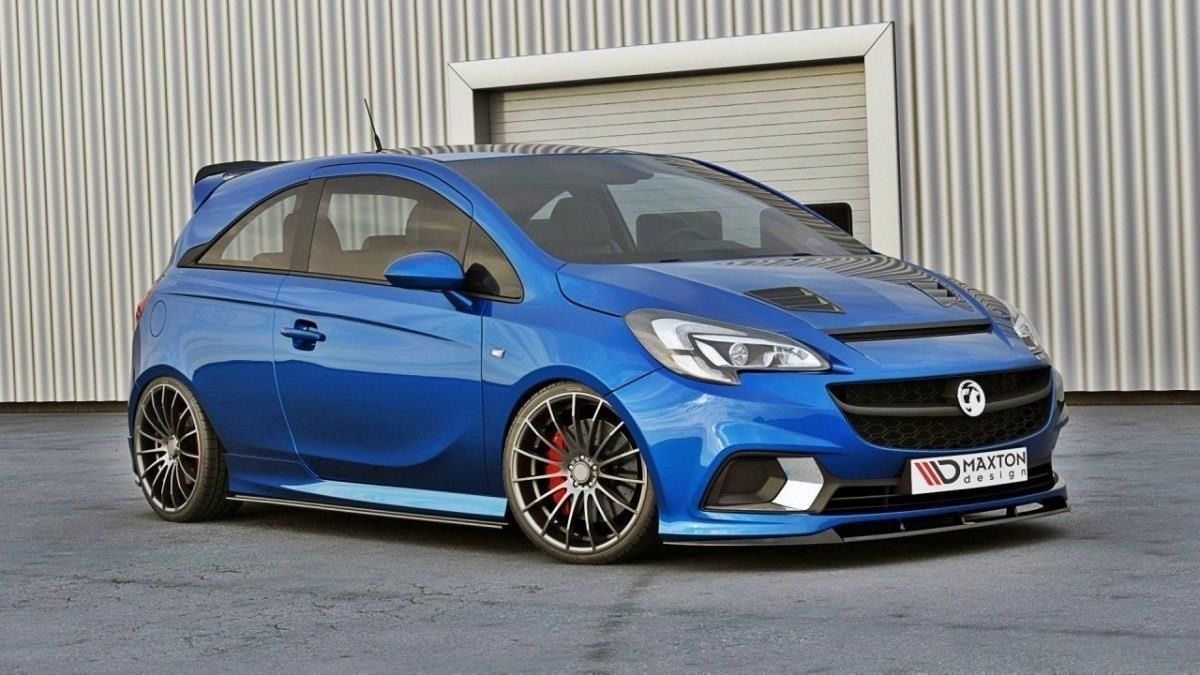 Maxton Design Seitenschweller für Opel Corsa E|MK5 OPC Carbon Look