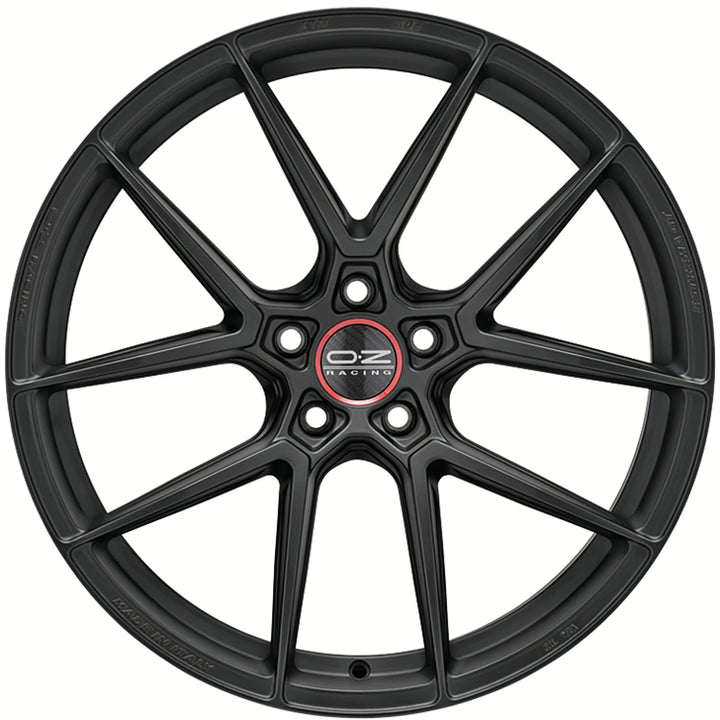 OZ | ESTREMA FORGIATA | 10.5x22 | 5x112 | ET18 | SATIN BLACK | W04177001RL