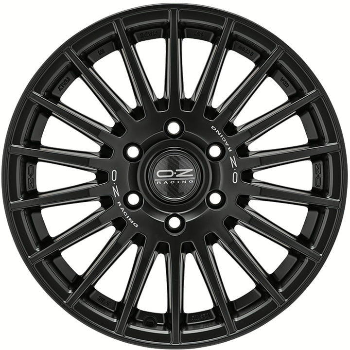 OZ | RALLY DESERT | 8x18 | 6x130 | ET45 | MATT BLACK SILVER LETTERING | W01C73053R9