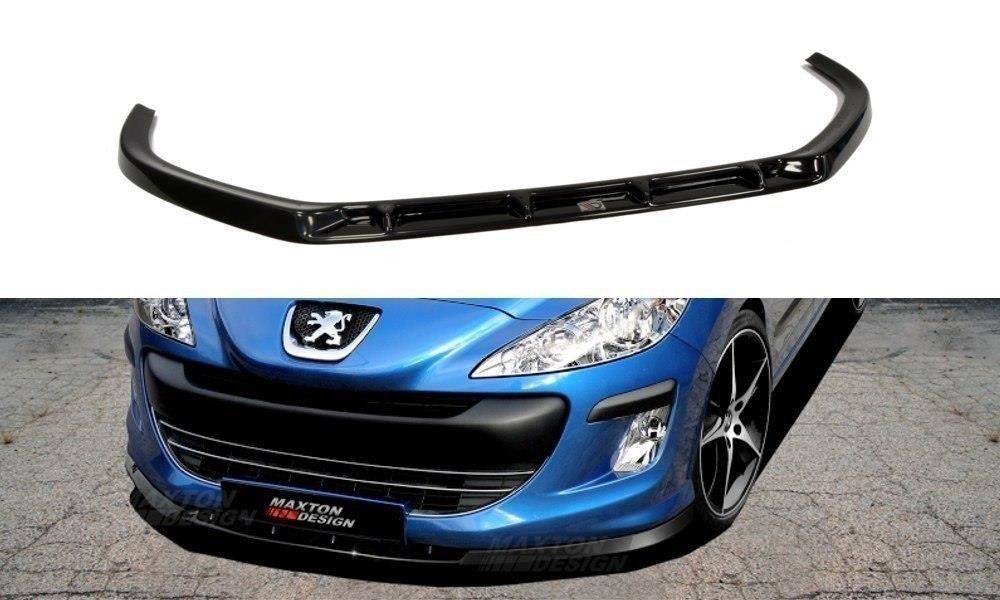 Maxton Design Frontlippe für Peugeot 308 Vorfacelift schwarz hochglanz